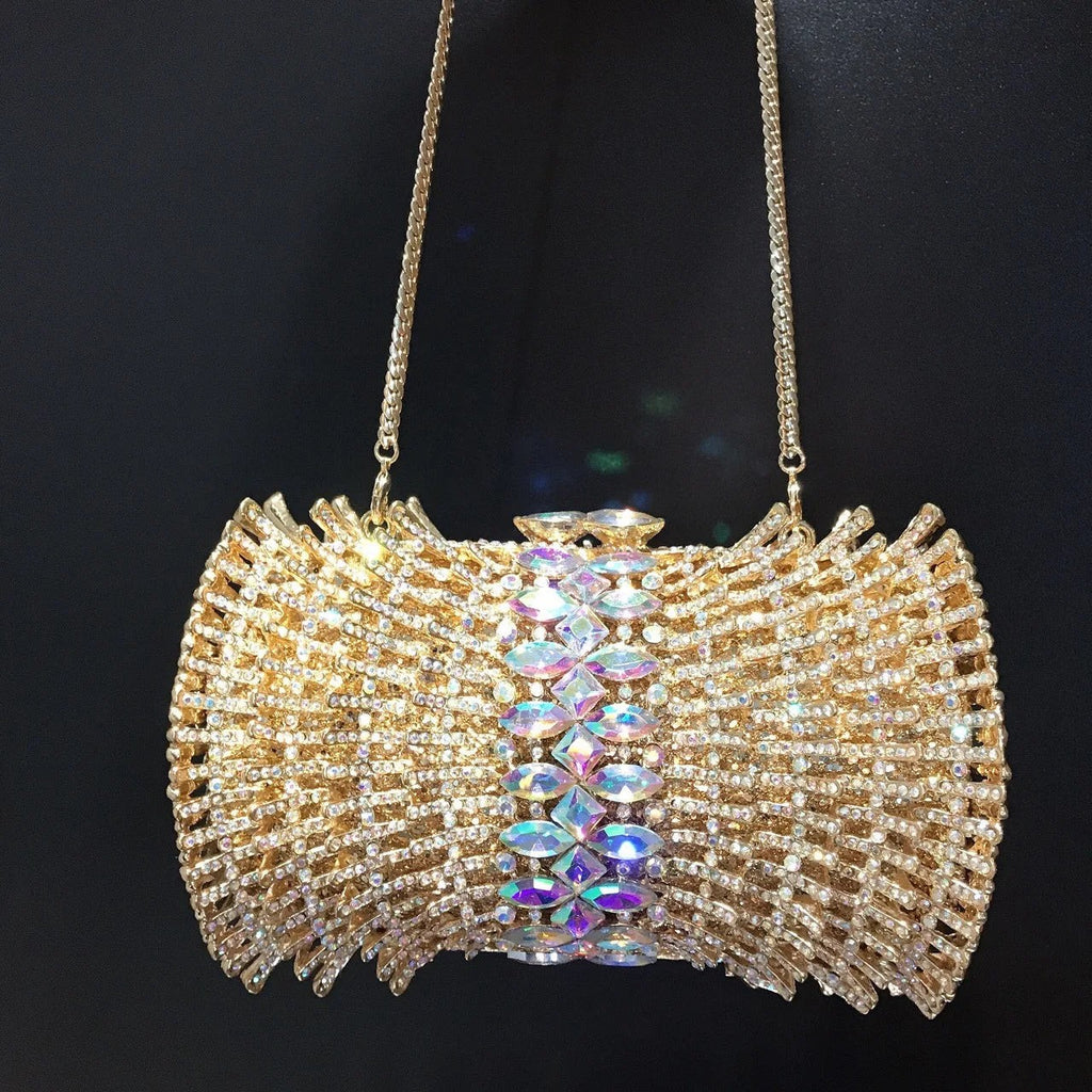 Crystal Women Handbags Luxury Designer Clutch Bags Diamond Handmade Wedding