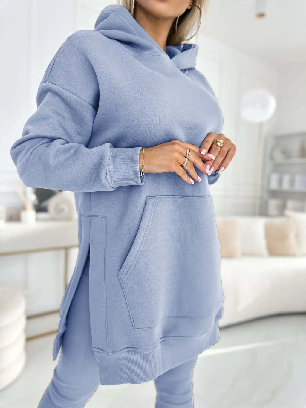 Women's Two Pieces Set Hooded Tracksuit Set
