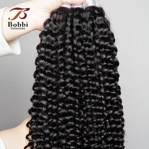 100% Human Hair Bulk for Braiding 1 Bundle Jerry Curly Natural Black Indian
