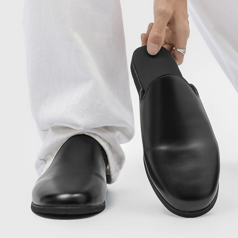 Men's Open Back Casual Leader Loafers Slippers