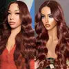 100% 34 Inch Brazilian Virgin Human Hair Wig Body Wave 13x4 HD Lace Frontal Wigs,180% Human Hair Glueless Lace Front Wig