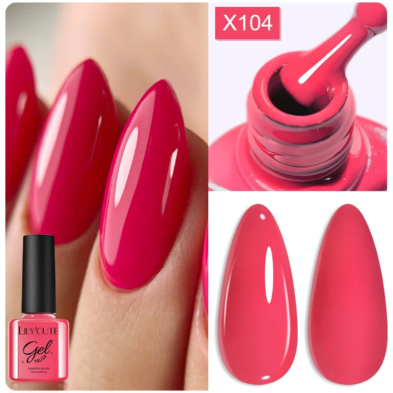 UV Gel Nail Polish | Brown Red Purple Coffee Shades | HotTrendyPicks