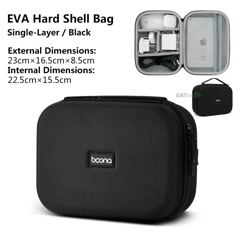HardDigital Storage Bag | Travel Organiser for Cables, Chargers & Earphones | HotTrendyPicks