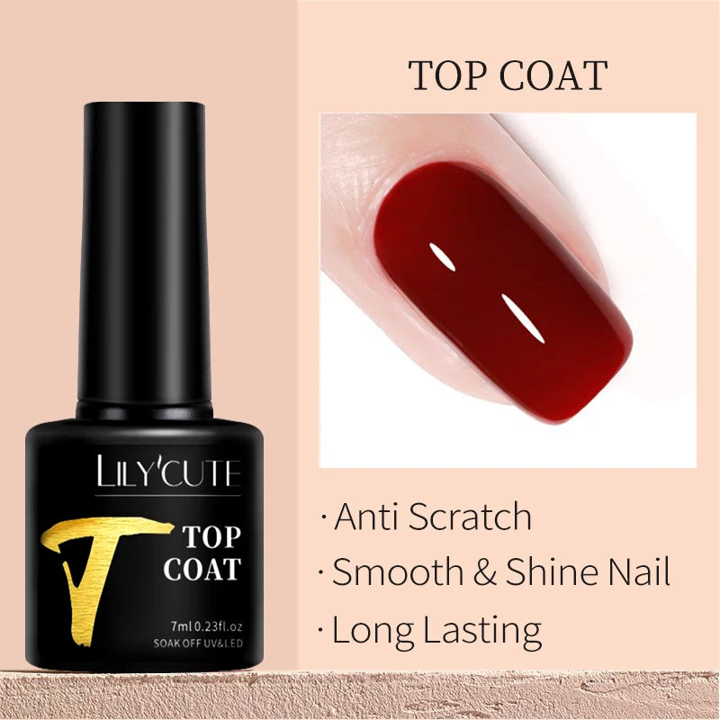 UV Gel Nail Polish | Brown Red Purple Coffee Shades | HotTrendyPicks