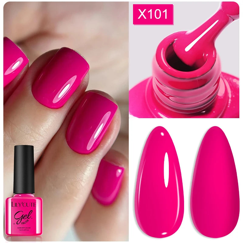 UV Gel Nail Polish | Brown Red Purple Coffee Shades | HotTrendyPicks