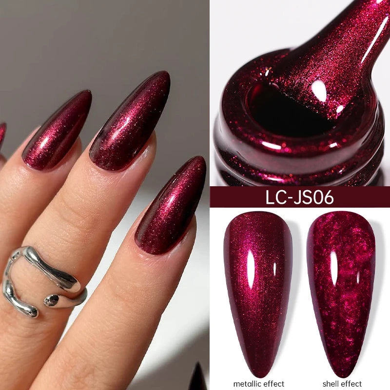 UV Gel Nail Polish | Brown Red Purple Coffee Shades | HotTrendyPicks