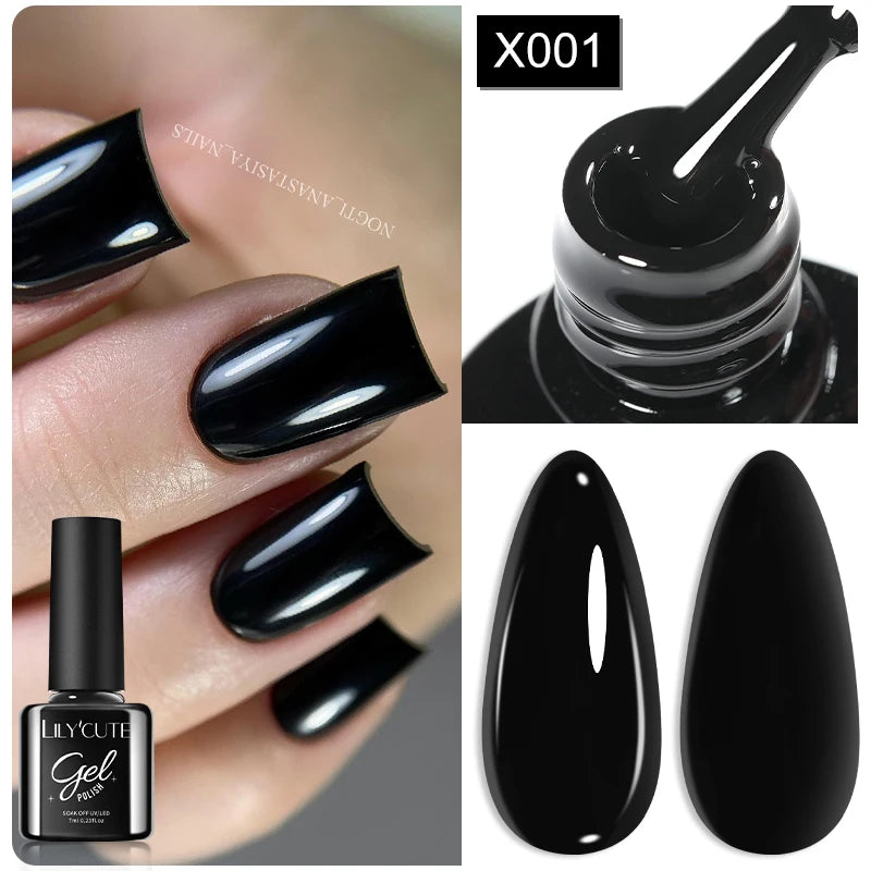UV Gel Nail Polish | Brown Red Purple Coffee Shades | HotTrendyPicks