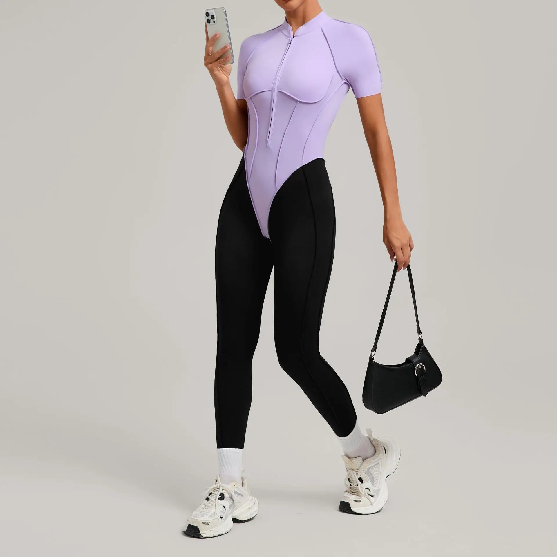 Yoga Set Sports Fitness Hollow Back Skinny Women One-Piece Jumpsuits Workout Legging Clothing Gym Bodysuit  XP83