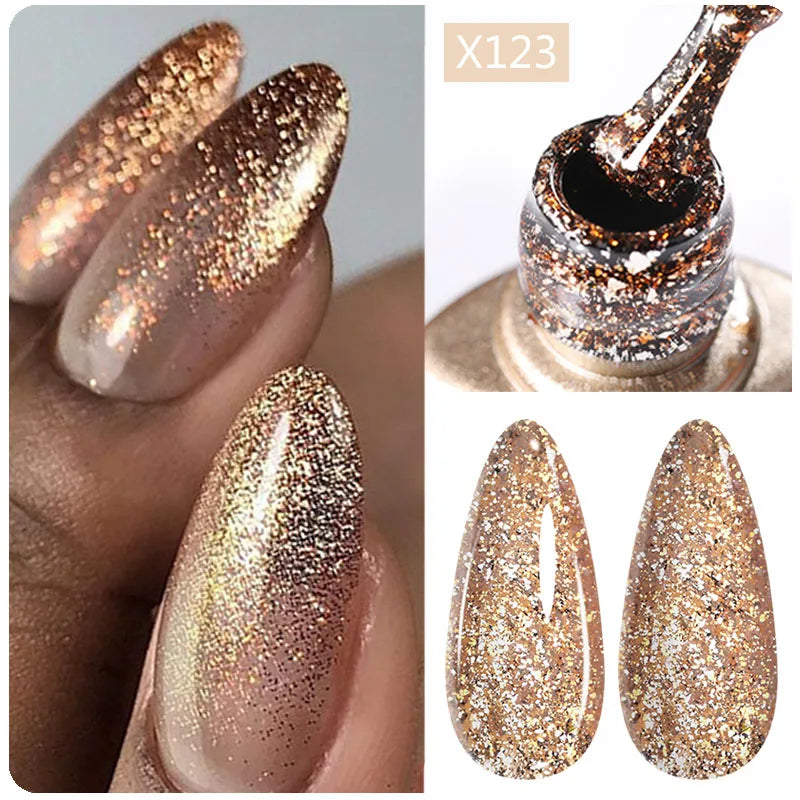UV Gel Nail Polish | Brown Red Purple Coffee Shades | HotTrendyPicks