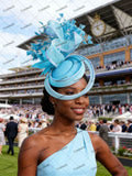 Wedding Mesh Pillbox Fascinator Hat Ladies Bride Kentucky Wedding Headwear Cocktail Church Party Chapeau Cap With Feather Clips