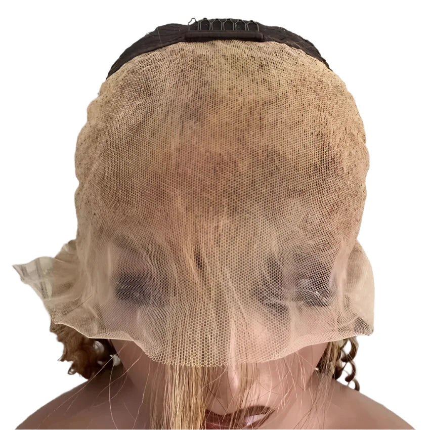 200 Density Full 13x4 13x6 HD Lace Front Wig for Women Remy Human Hair Deep 4x4 Frontal Wig 27#Light Brown Color Glueless