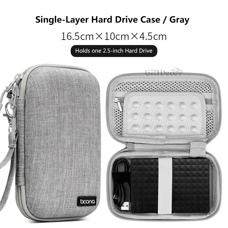 HardDigital Storage Bag | Travel Organiser for Cables, Chargers & Earphones | HotTrendyPicks