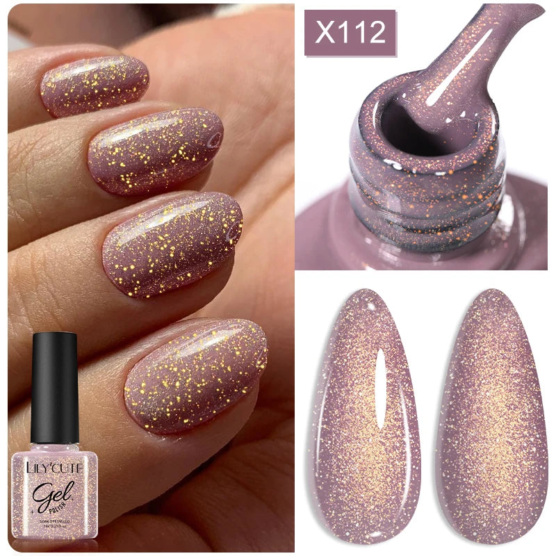 UV Gel Nail Polish | Brown Red Purple Coffee Shades | HotTrendyPicks