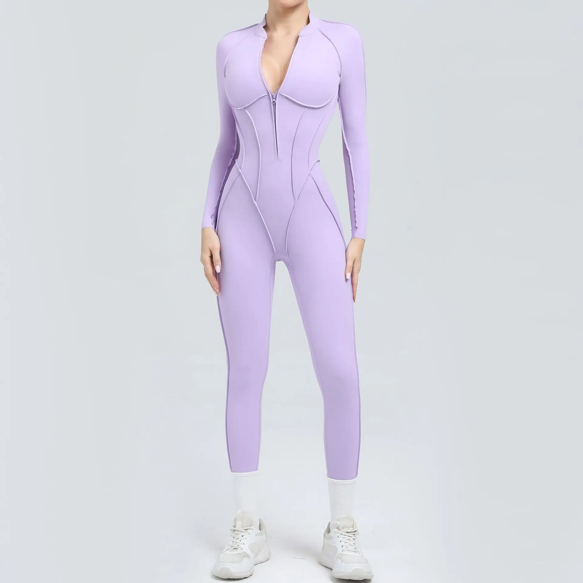 Yoga Set Sports Fitness Hollow Back Skinny Women One-Piece Jumpsuits Workout Legging Clothing Gym Bodysuit  XP83