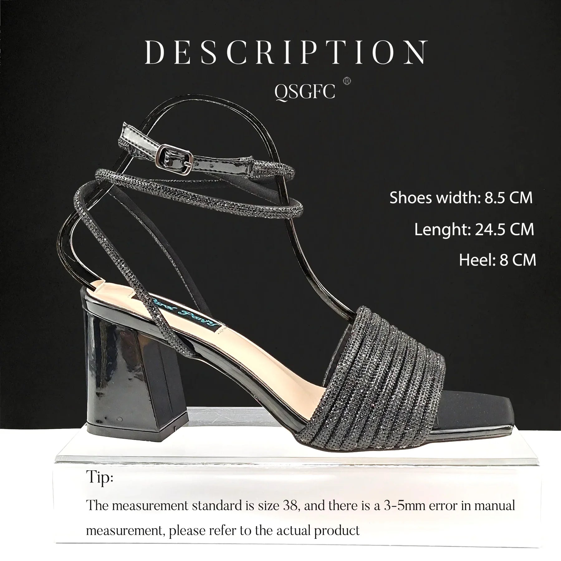 Olive Colour Personalised Design Rhinestone Decoration High Heel Peep Toe Banquet Ladies Shoes And Bag Set