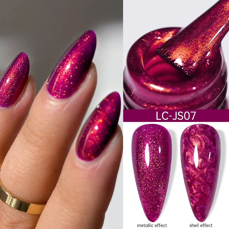 UV Gel Nail Polish | Brown Red Purple Coffee Shades | HotTrendyPicks