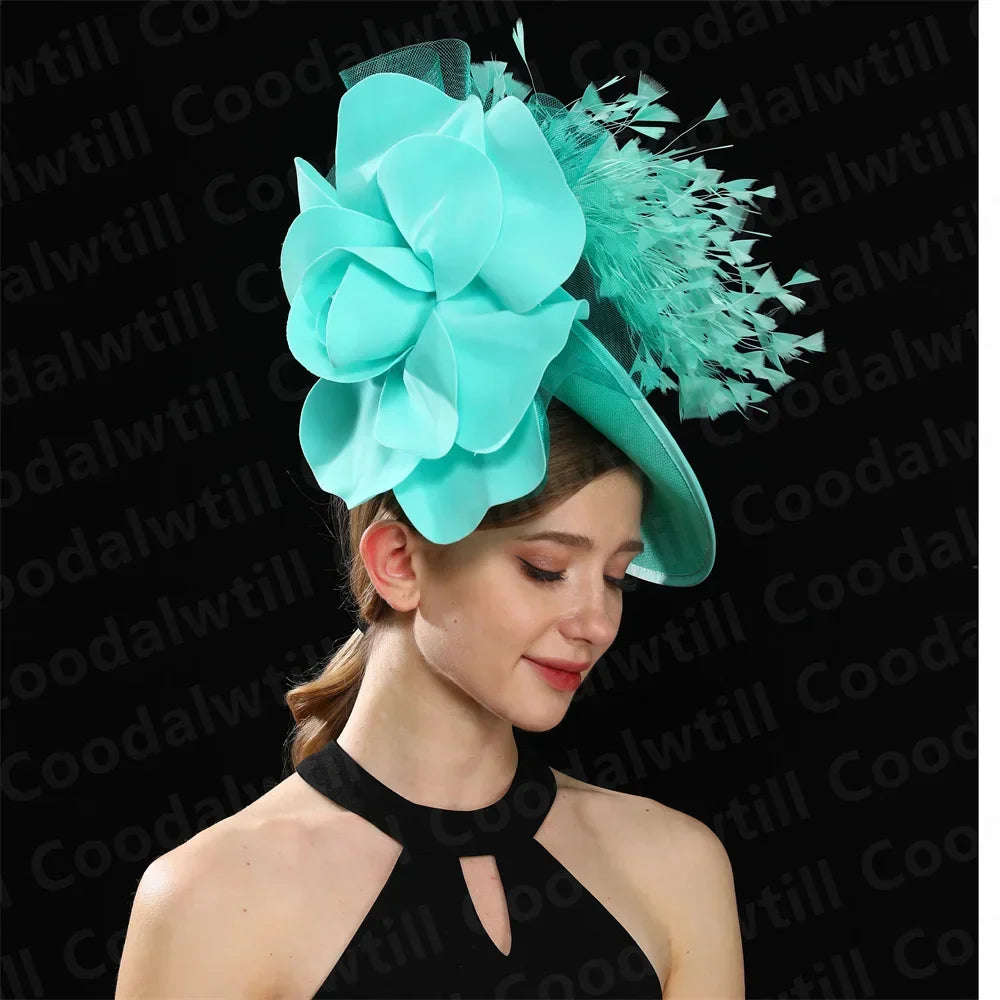 Purple Wedding Fascinator Hat Women Church Cocktail Pillbox Cap Ladies Party Tea Chapeau Cap Headband WomanWedding Millinery