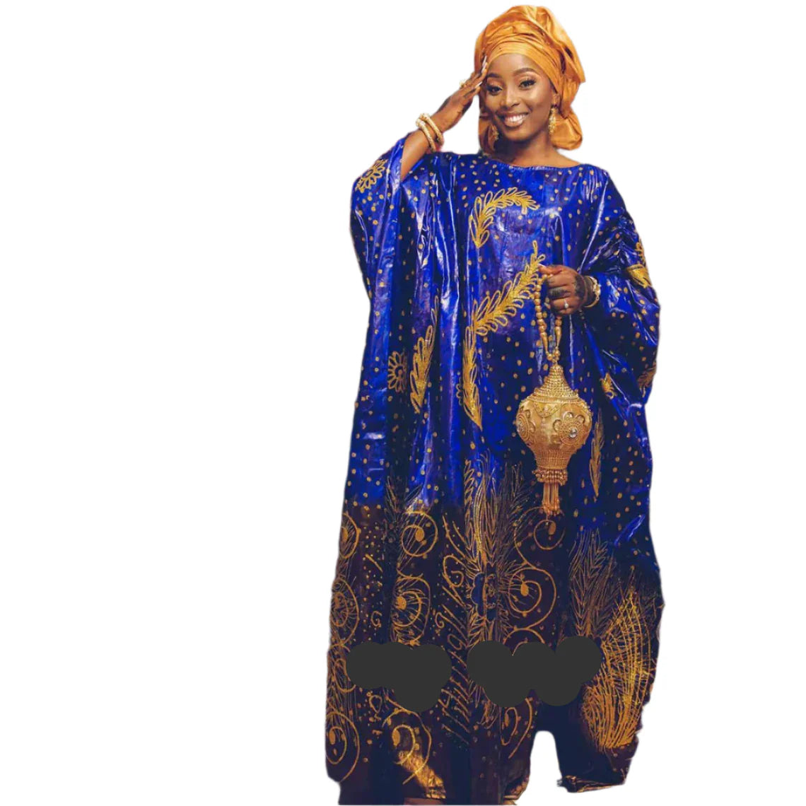 African Traditional  Print Bazin Rich Bubu Dress Original Dashiki