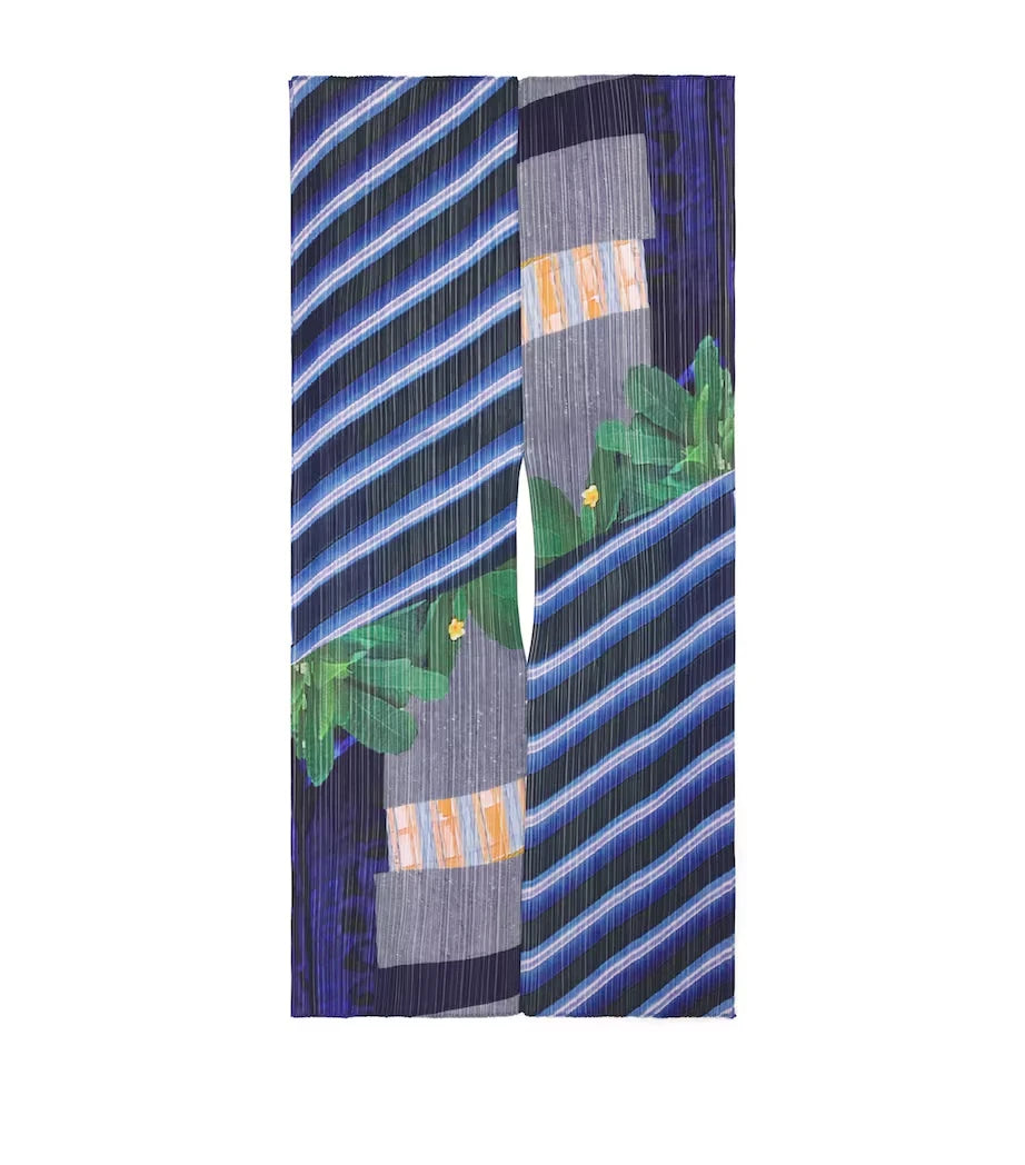 Miyake Fold Spring/Summer New Product Printed Women's Cloak