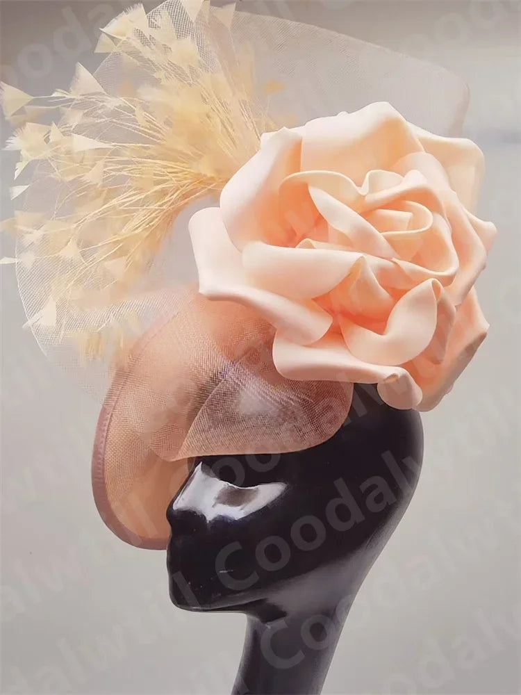 Purple Wedding Fascinator Hat Women Church Cocktail Pillbox Cap Ladies Party Tea Chapeau Cap Headband WomanWedding Millinery