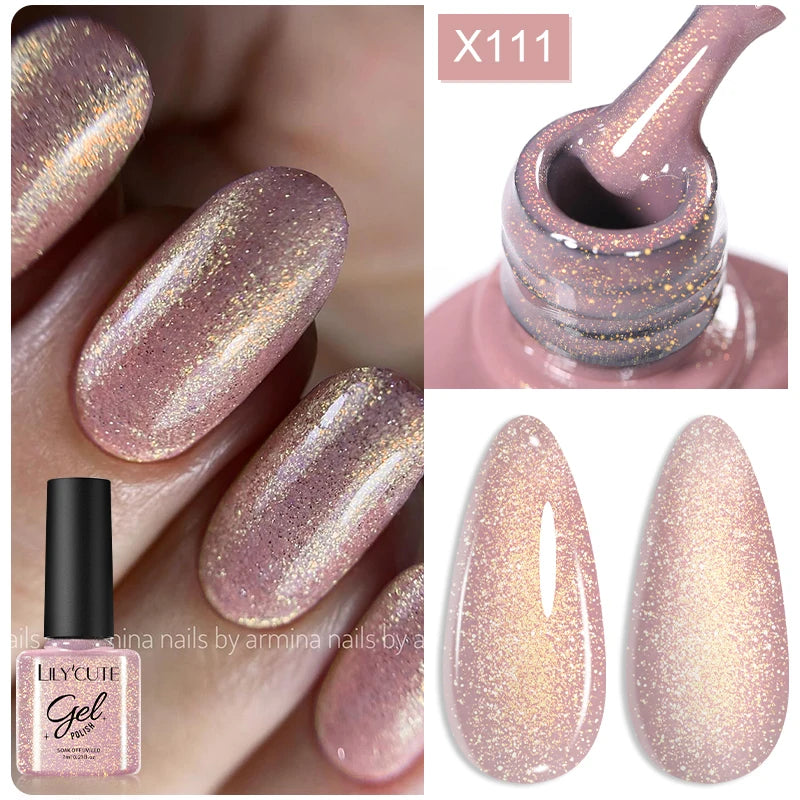 UV Gel Nail Polish | Brown Red Purple Coffee Shades | HotTrendyPicks