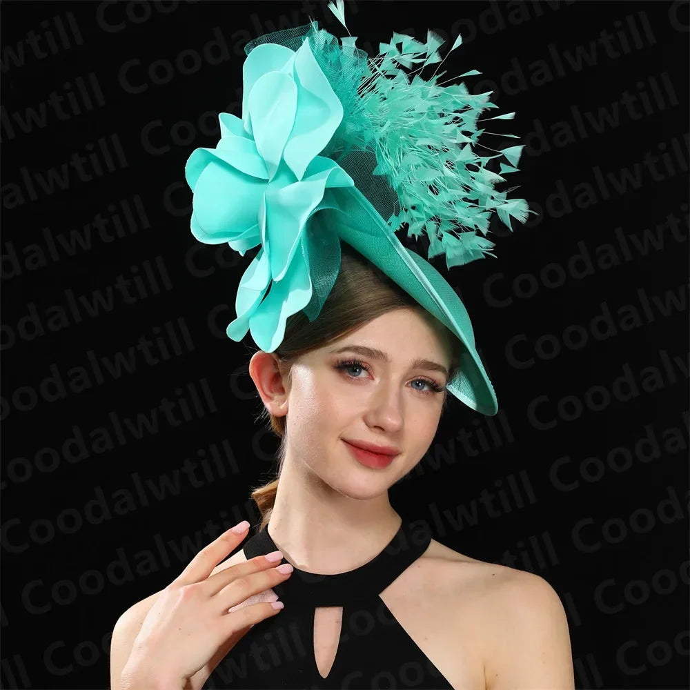 Purple Wedding Fascinator Hat Women Church Cocktail Pillbox Cap Ladies Party Tea Chapeau Cap Headband WomanWedding Millinery