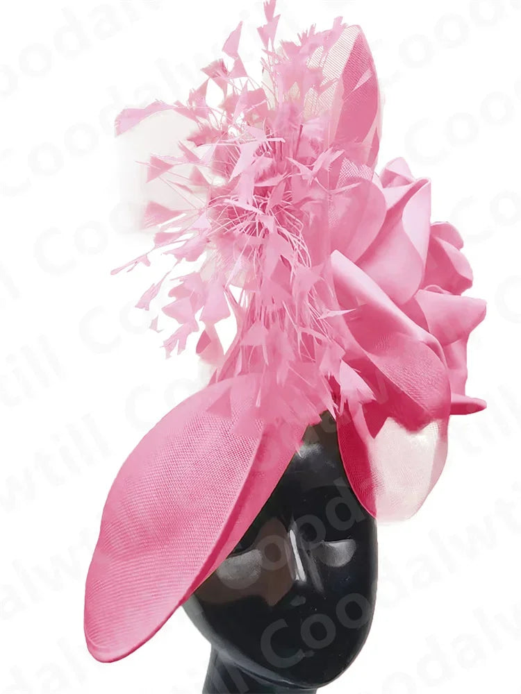 Purple Wedding Fascinator Hat Women Church Cocktail Pillbox Cap Ladies Party Tea Chapeau Cap Headband WomanWedding Millinery