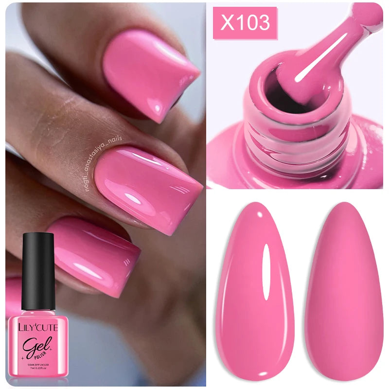 UV Gel Nail Polish | Brown Red Purple Coffee Shades | HotTrendyPicks
