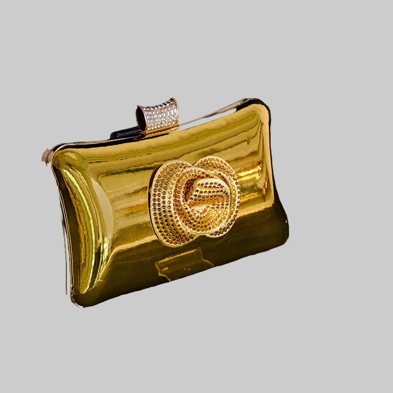 Elegant Shoe and Bag Bright Banquet African Women's tie Pointed Toe High Heels