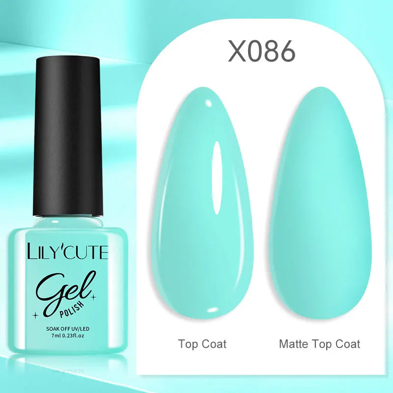 UV Gel Nail Polish | Brown Red Purple Coffee Shades | HotTrendyPicks