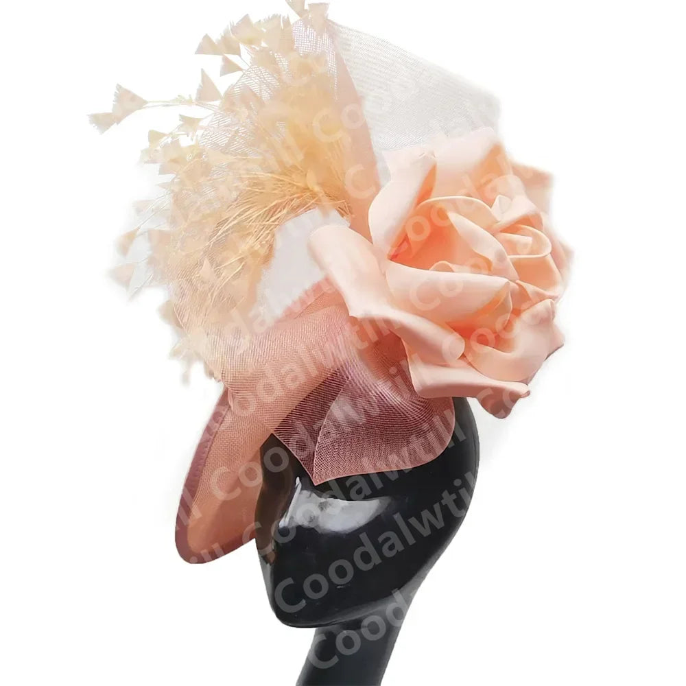 Purple Wedding Fascinator Hat Women Church Cocktail Pillbox Cap Ladies Party Tea Chapeau Cap Headband WomanWedding Millinery