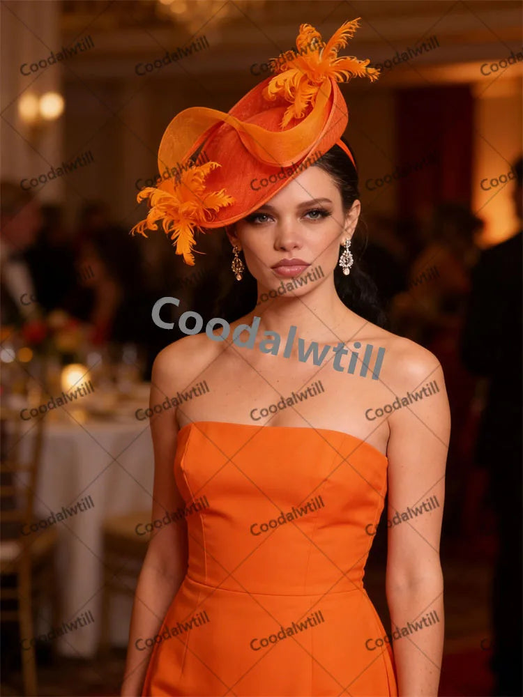 Women's Fascinator Derby Headpiece Feather Fancy Caps