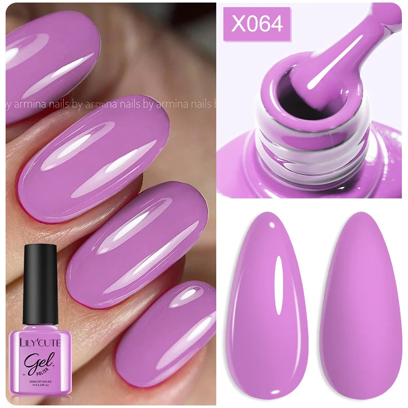 UV Gel Nail Polish | Brown Red Purple Coffee Shades | HotTrendyPicks