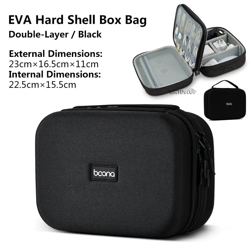 HardDigital Storage Bag | Travel Organiser for Cables, Chargers & Earphones | HotTrendyPicks