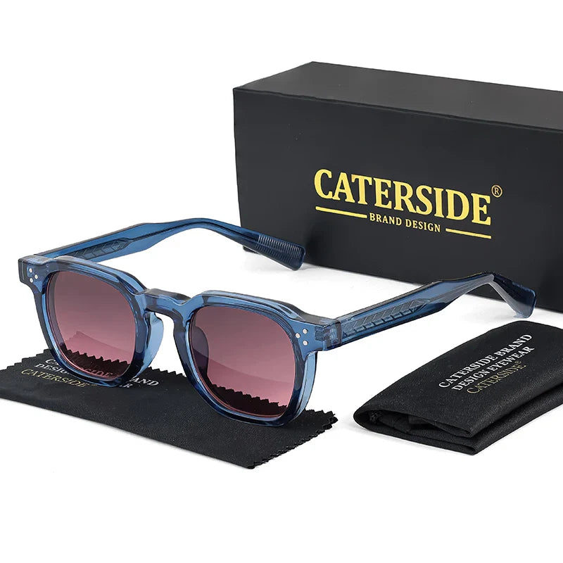 Retro Punk Men Sunglasses Small Frame Square Personalized Design Sun Glasses