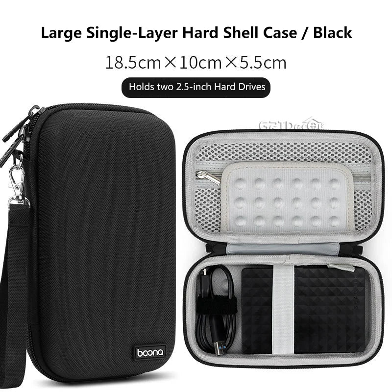 HardDigital Storage Bag | Travel Organiser for Cables, Chargers & Earphones | HotTrendyPicks