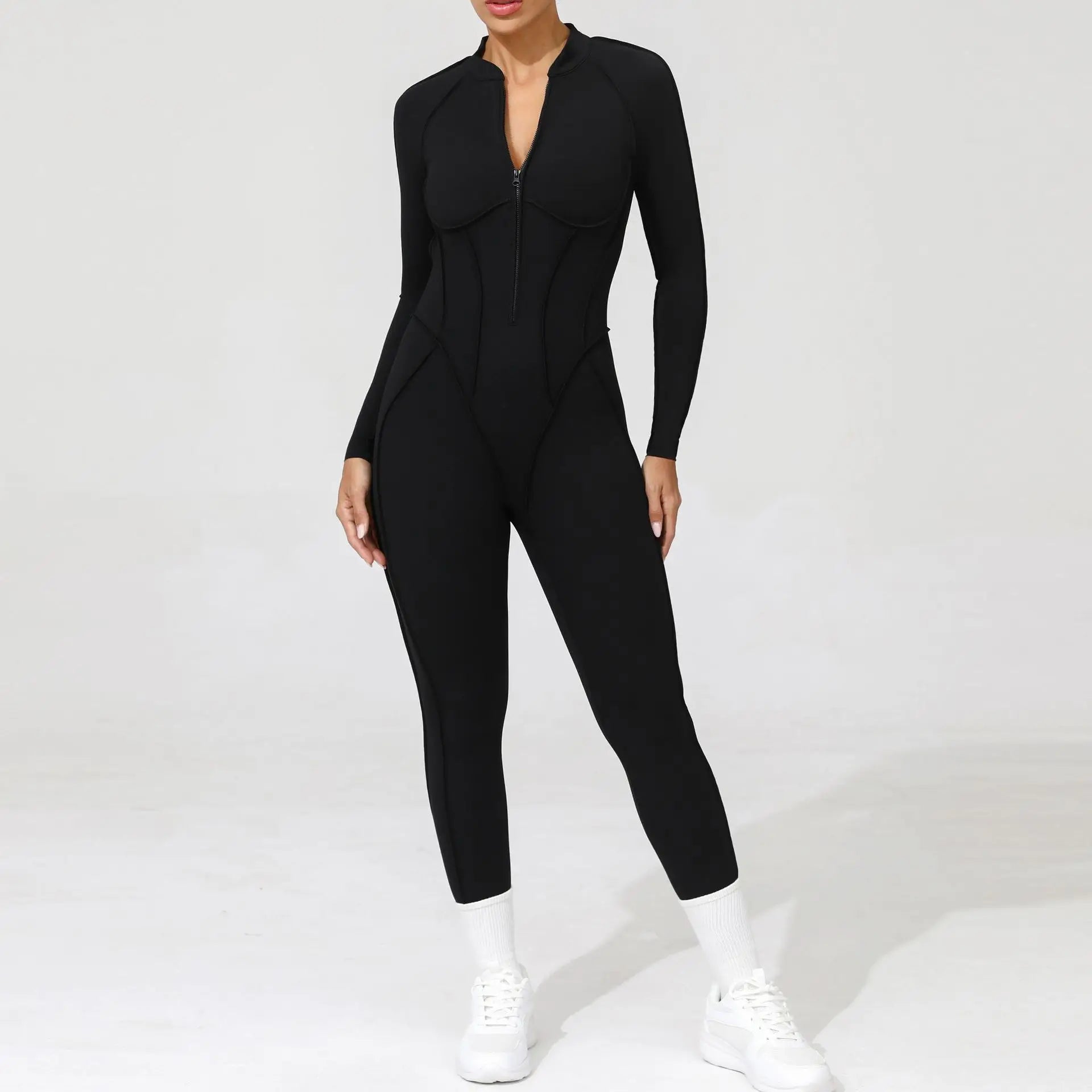 Yoga Set Sports Fitness Hollow Back Skinny Women One-Piece Jumpsuits Workout Legging Clothing Gym Bodysuit  XP83