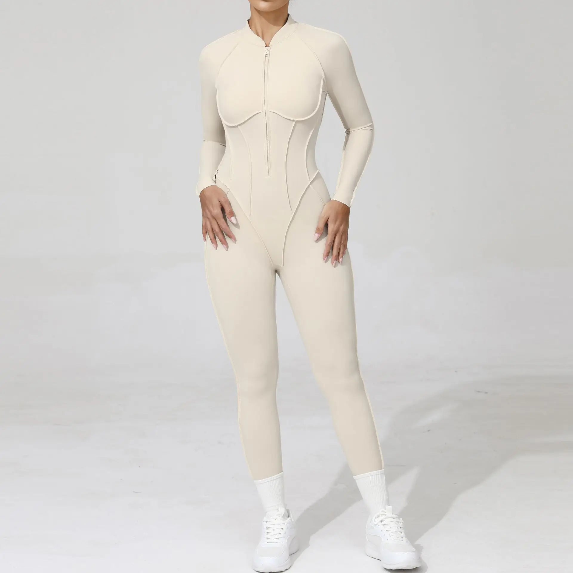 Yoga Set Sports Fitness Hollow Back Skinny Women One-Piece Jumpsuits Workout Legging Clothing Gym Bodysuit  XP83