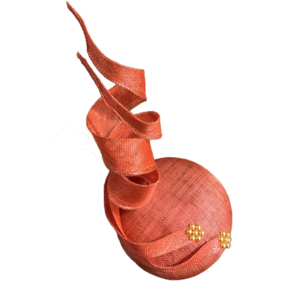 Women's Sinamay Fascinator Millinery Hat Cocktail Party Tea Chapeau Headbands