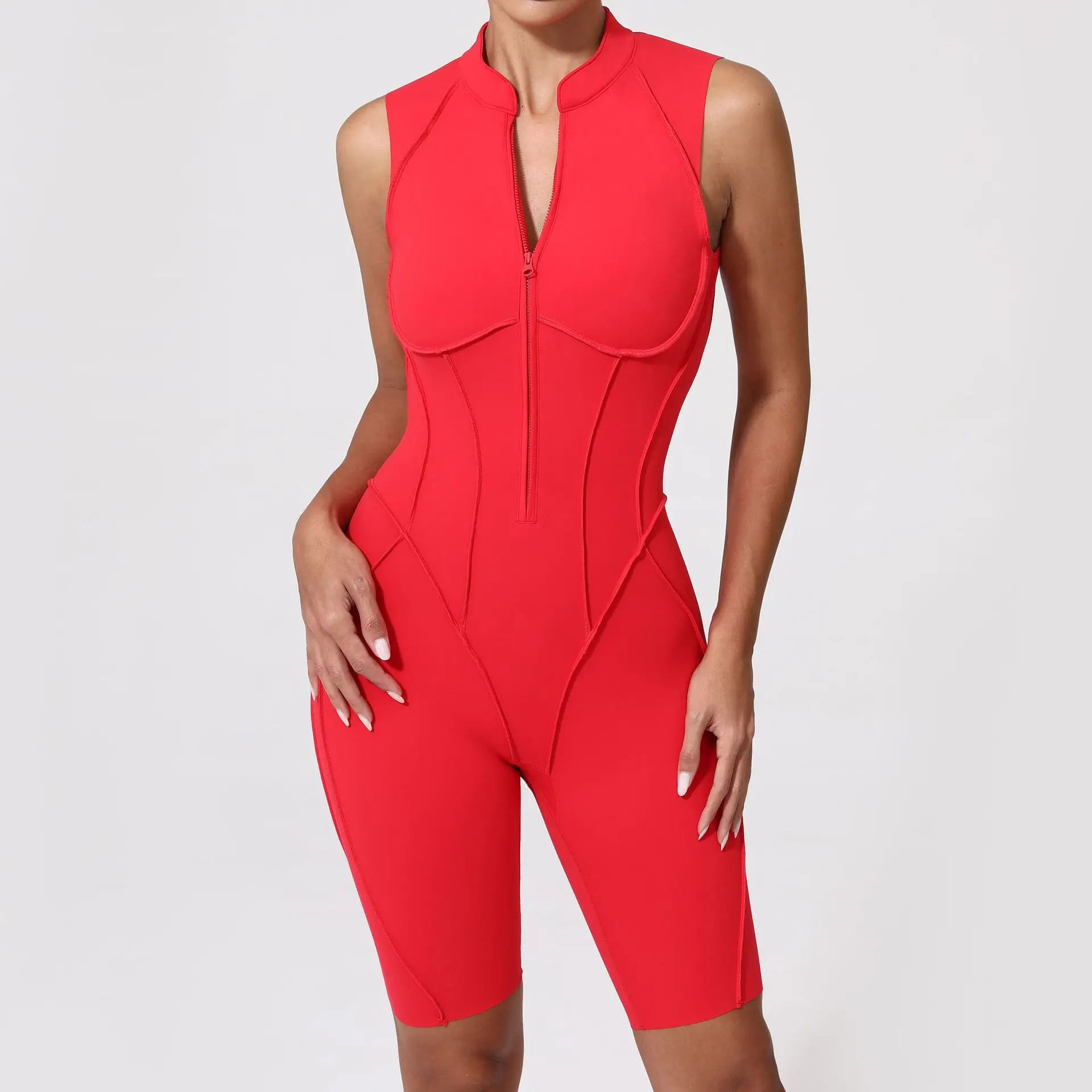 Yoga Set Sports Fitness Hollow Back Skinny Women One-Piece Jumpsuits Workout Legging Clothing Gym Bodysuit  XP83