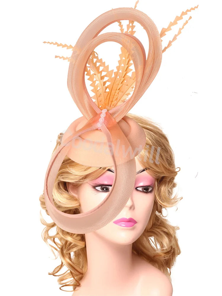 Women Vintage Pillbox Cap Headband Elegant Cocktail Kentucky Headpiece Fascinators