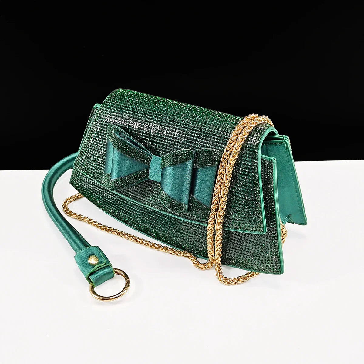 women's shoes and bag rhinestone butterfly decoration elegant pointed toe for wedding and Party