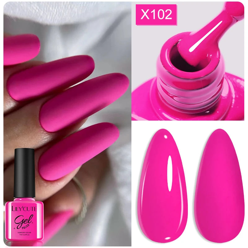 UV Gel Nail Polish | Brown Red Purple Coffee Shades | HotTrendyPicks