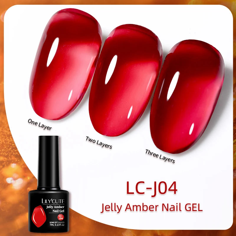 UV Gel Nail Polish | Brown Red Purple Coffee Shades | HotTrendyPicks