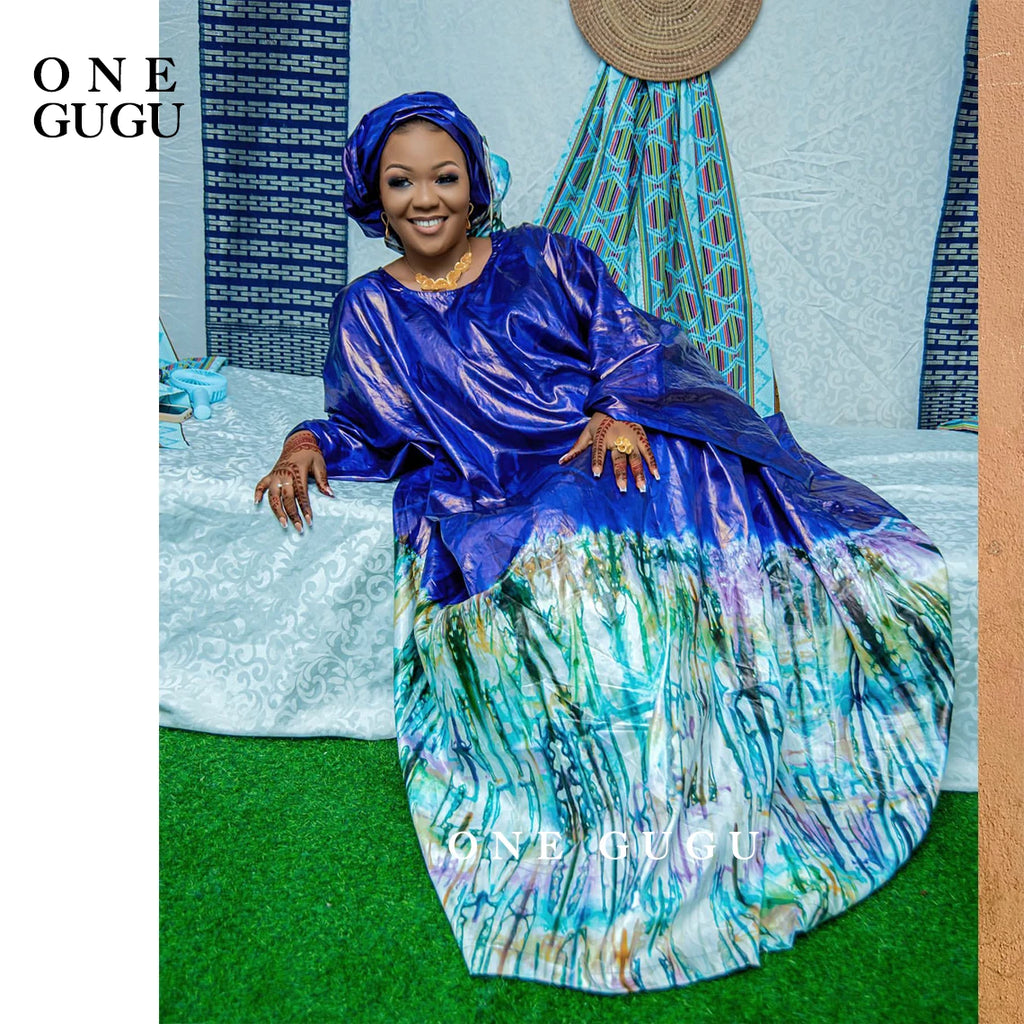 Perfumed First Quality African Dashiki Basin Dress Unique Cuff Design Nigerian Print Bazin RicheWedding Party Boubou Robe