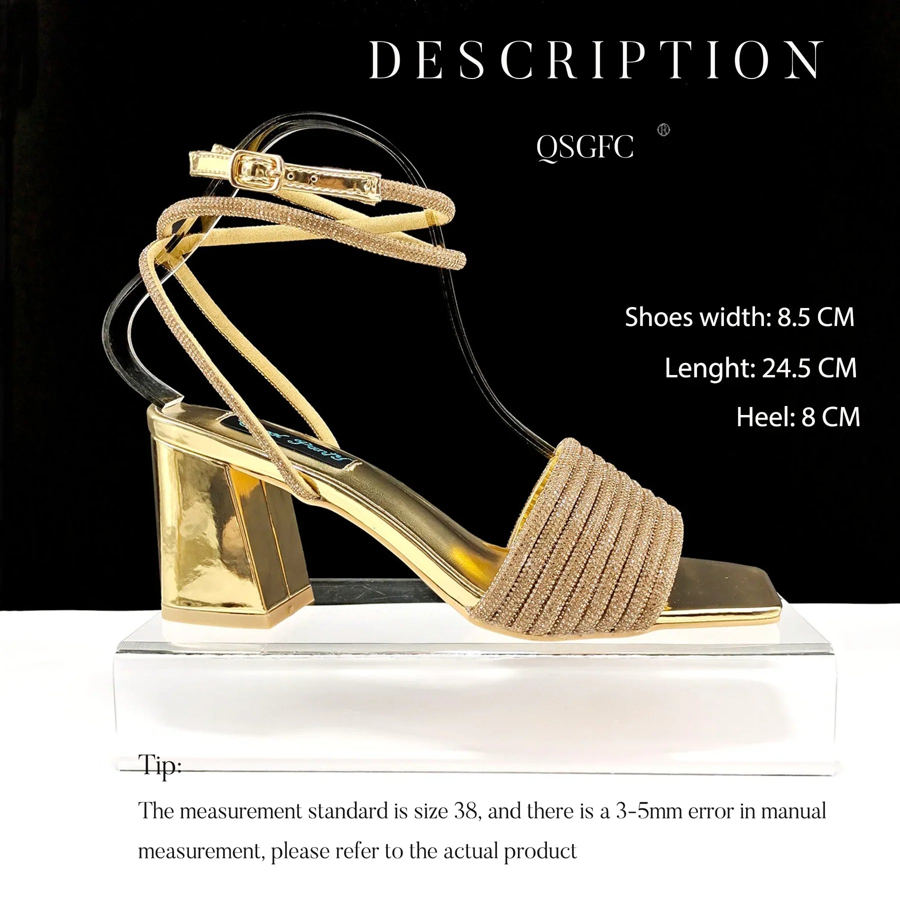 Olive Colour Personalised Design Rhinestone Decoration High Heel Peep Toe Banquet Ladies Shoes And Bag Set