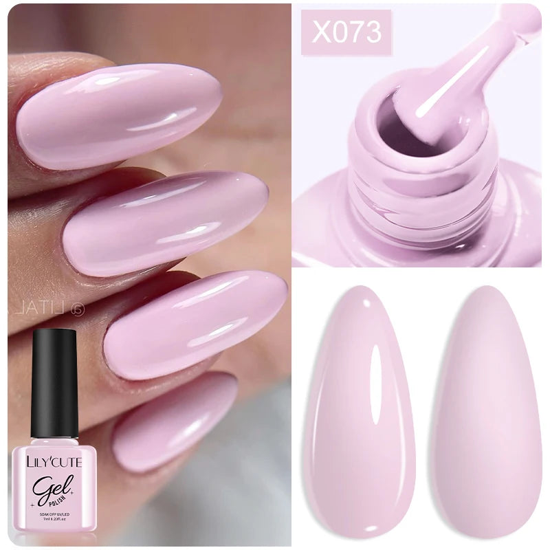 UV Gel Nail Polish | Brown Red Purple Coffee Shades | HotTrendyPicks