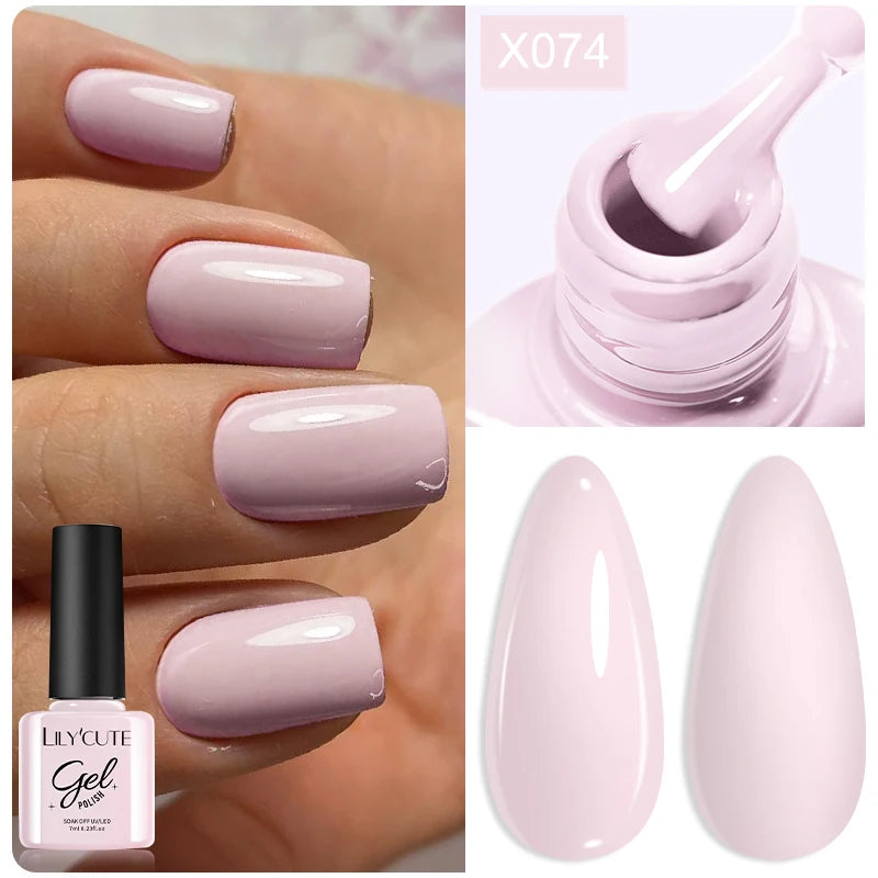 UV Gel Nail Polish | Brown Red Purple Coffee Shades | HotTrendyPicks