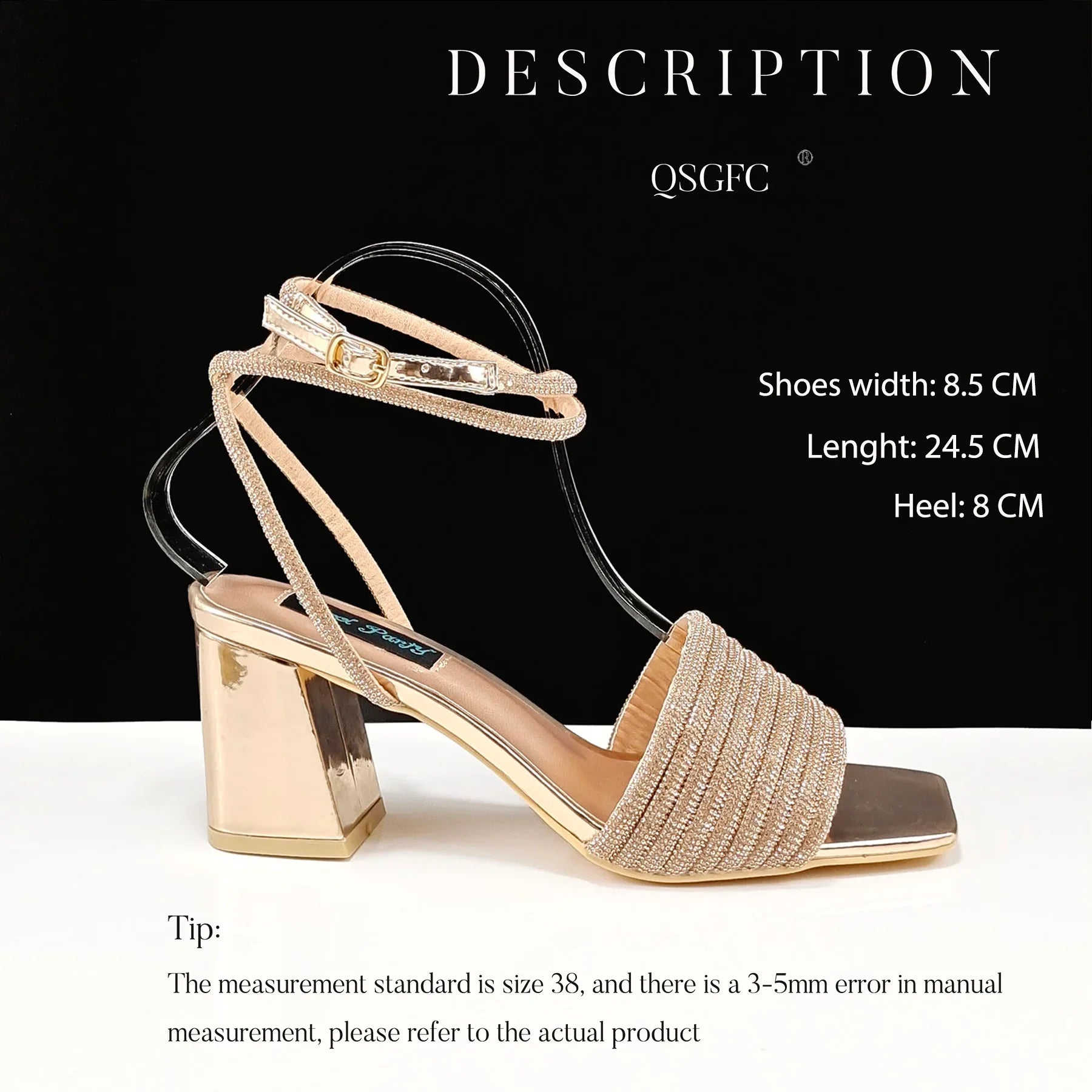 Olive Colour Personalised Design Rhinestone Decoration High Heel Peep Toe Banquet Ladies Shoes And Bag Set