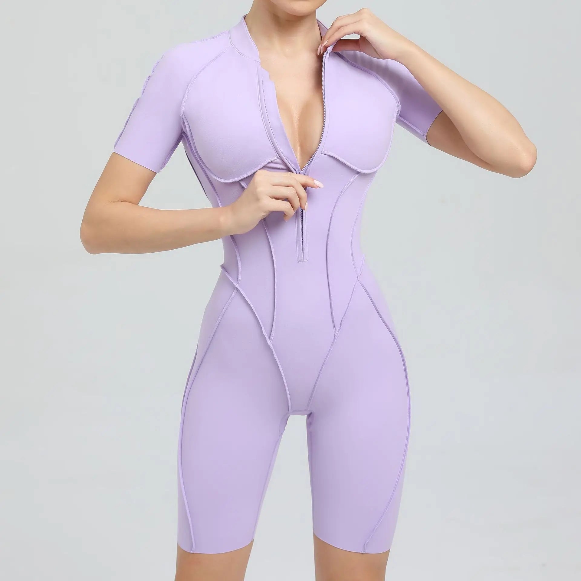Yoga Set Sports Fitness Hollow Back Skinny Women One-Piece Jumpsuits Workout Legging Clothing Gym Bodysuit  XP83